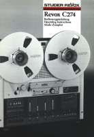 Revox C-274-Owners-Manual 